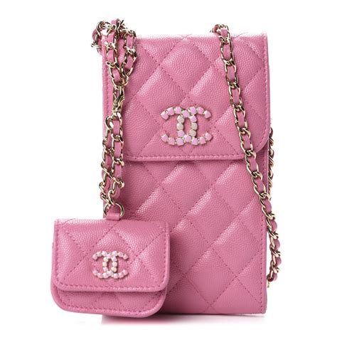 CHANEL PHONE & AIRPODS PRO CASE WITH 